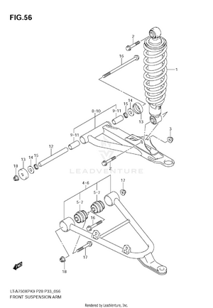 Front Suspension Arm Schematic