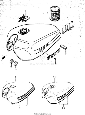 Fuel Tank (gs1000c Schematic