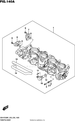 Throttle Body ((e03,e28)) Schematic