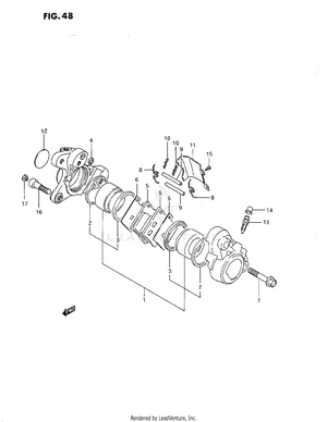 Front Caliper (n) Schematic