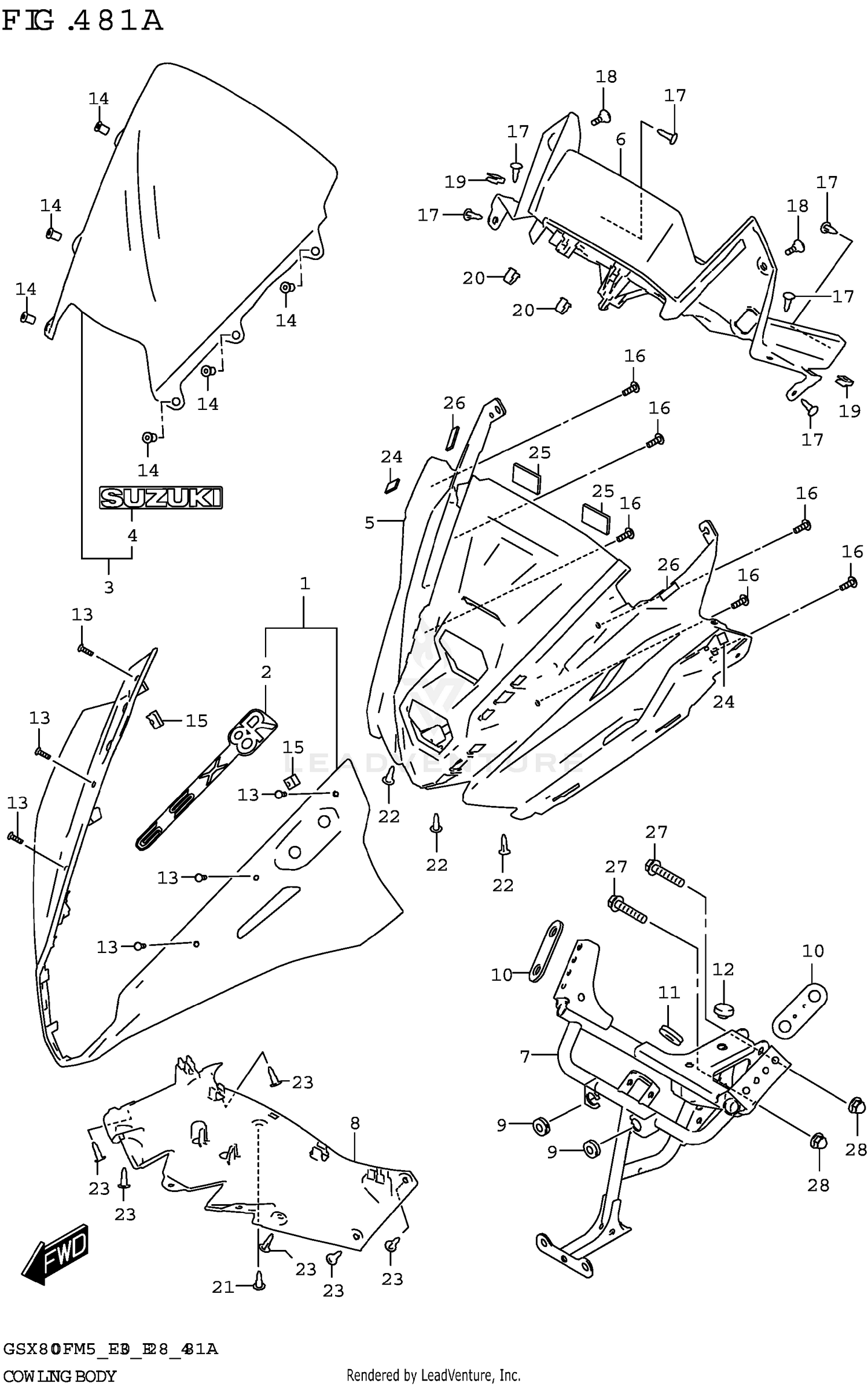 COWLING BODY