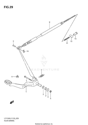 Rear Brake Schematic