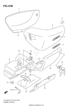 Frame Cover (model K8) Schematic