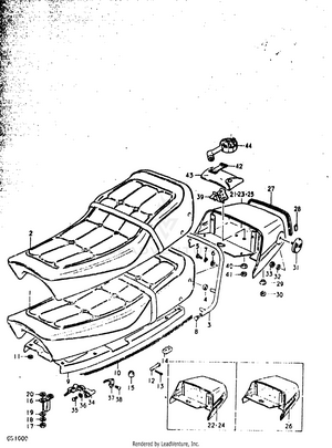 Seat (gs1000c Schematic