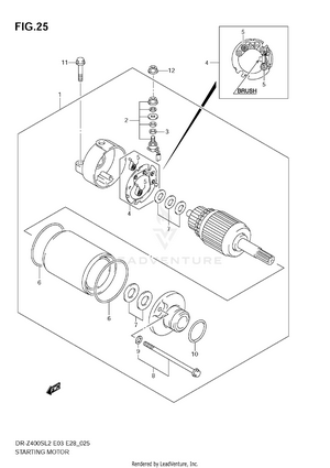 Starting Motor Schematic