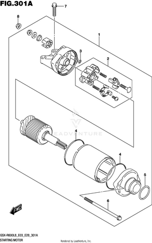 Starting Motor Schematic