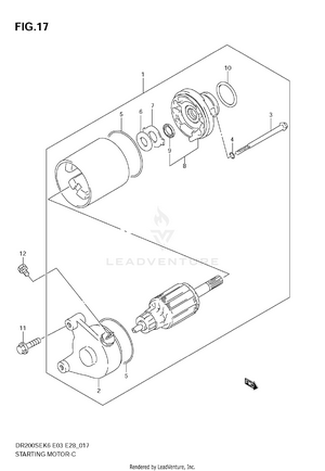 Starting Motor Schematic