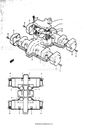 Cylinder Head Cover Schematic