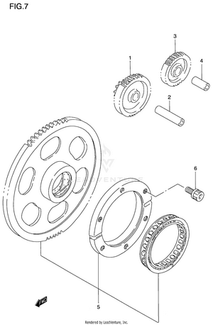 Starter Clutch Schematic