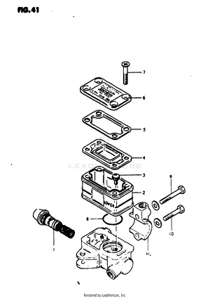 Front Master Cylinder Schematic