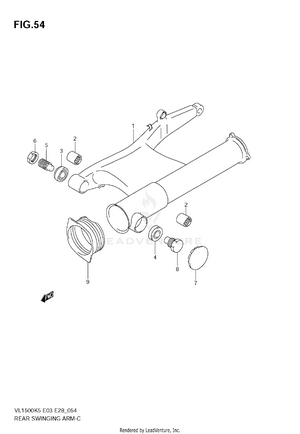 Rear Swinging Arm Schematic