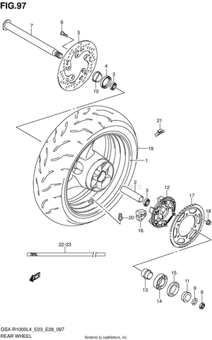Rear Wheel Schematic