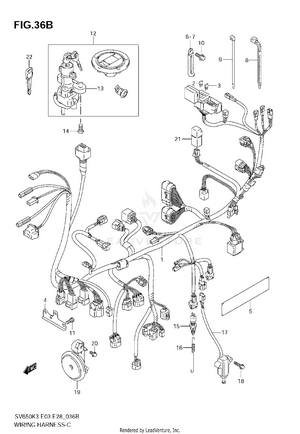 Wiring Harness (sv650k7) Schematic