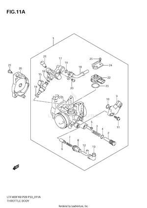 Throttle Body (lt-f400fl0) Schematic
