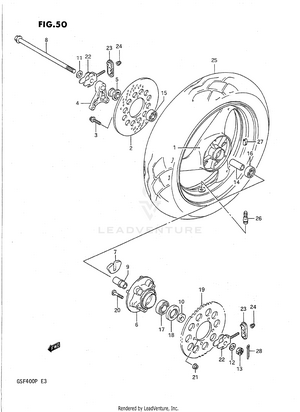 Rear Wheel Schematic