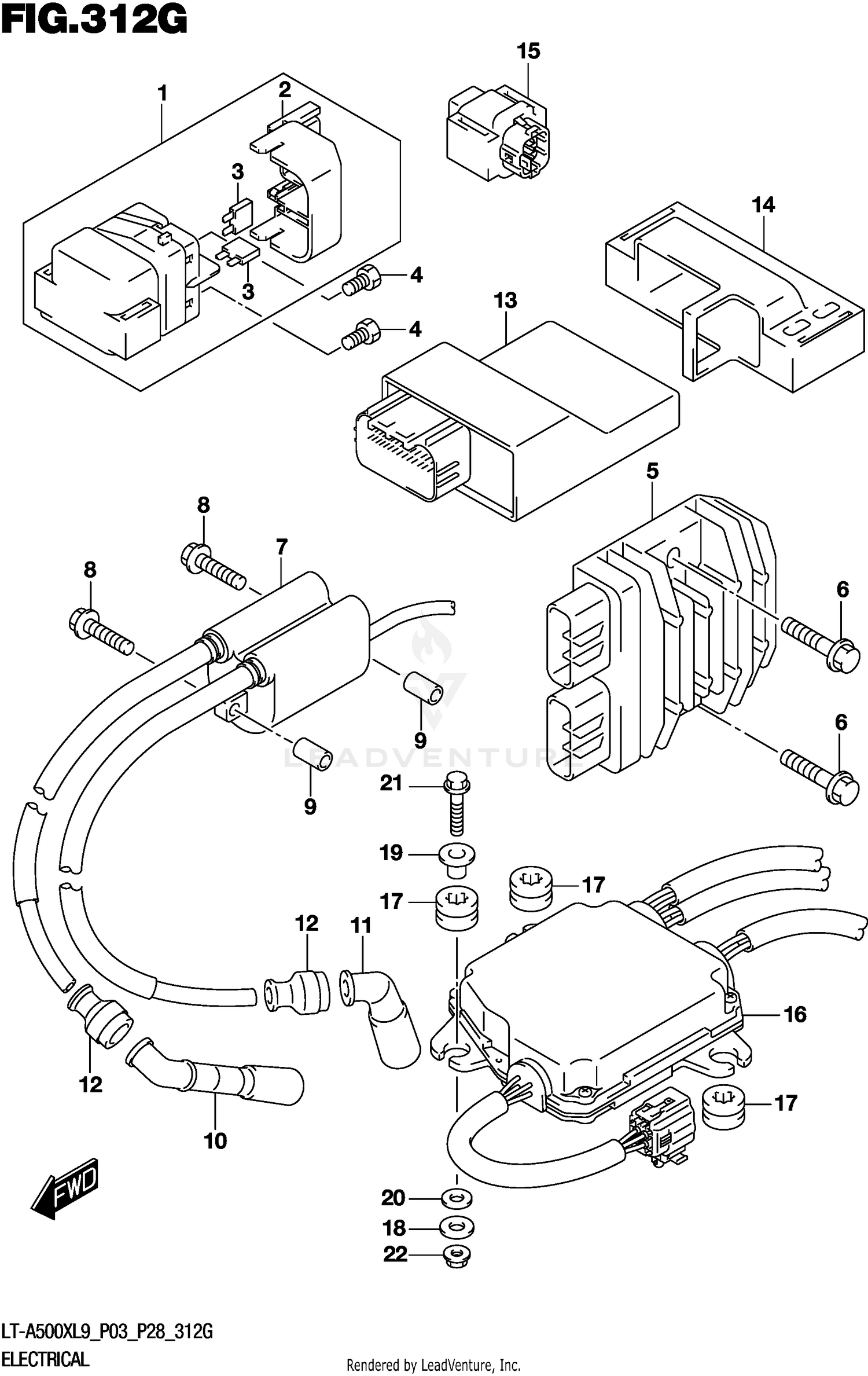 ELECTRICAL (LT-A500XPZL9 P03)