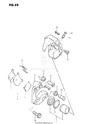 Front Calipers Schematic