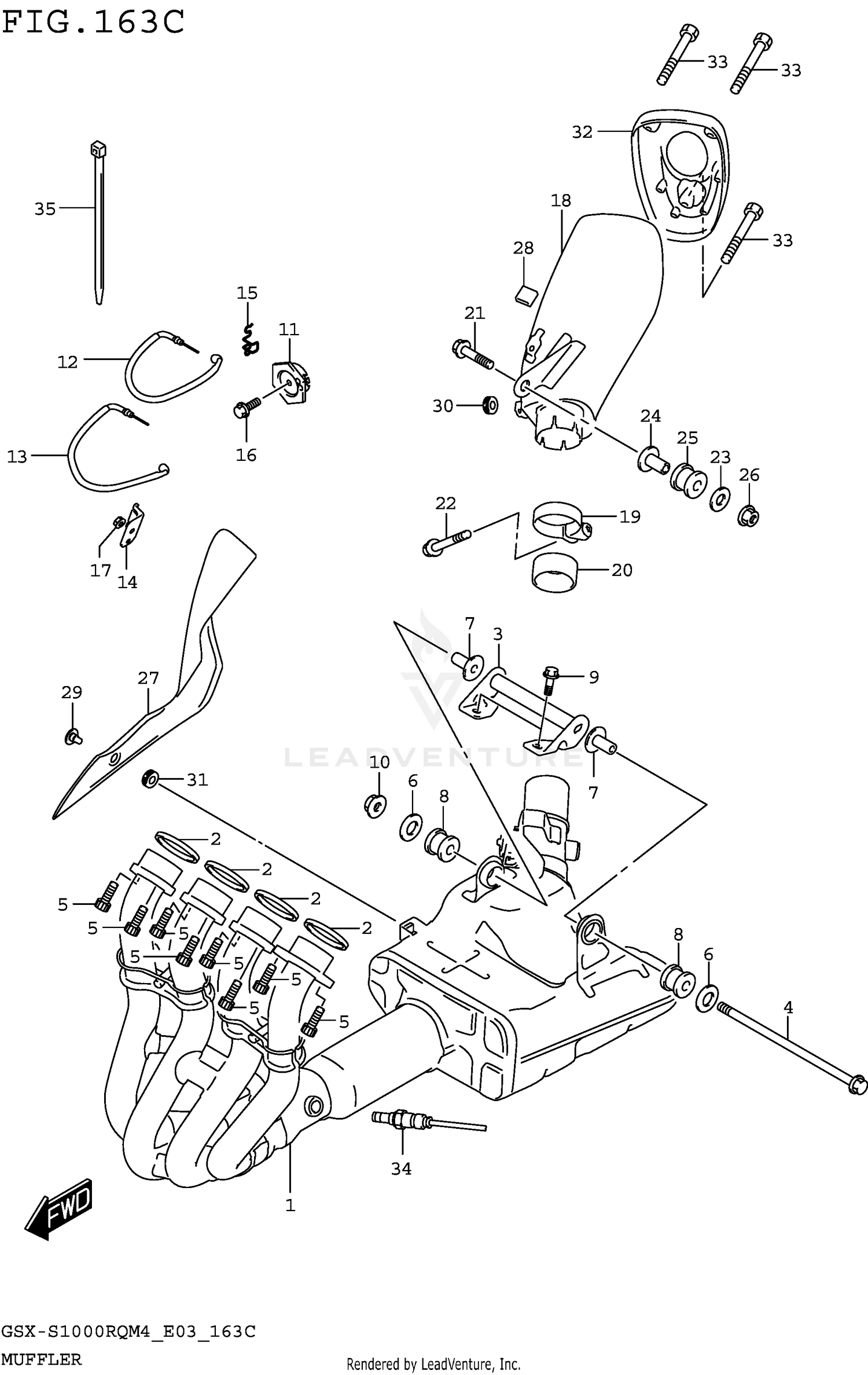 MUFFLER (GSX-S1000RQM4 E33)
