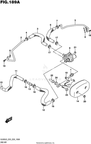 2nd Air (vl800l5 E03) Schematic