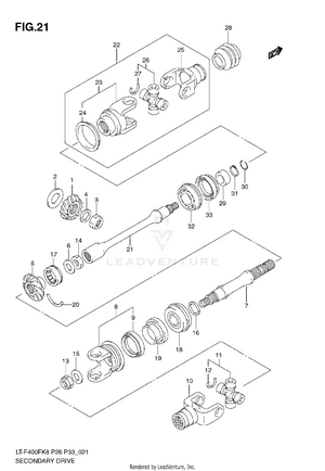 Secondary Drive Schematic