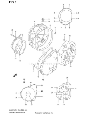 Crankcase Cover Schematic