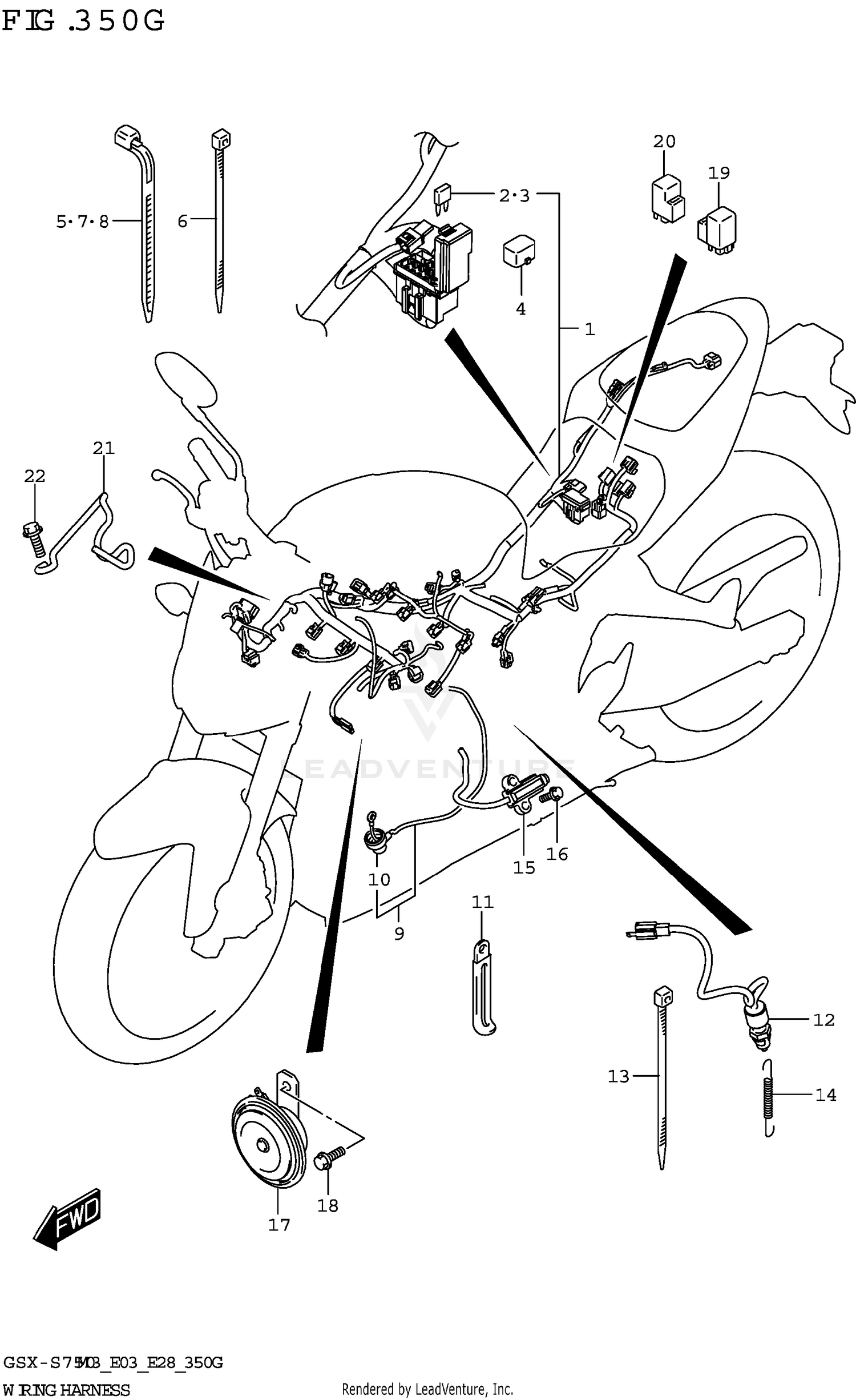 WIRING HARNESS ((GSX-S750,GSX-S750Z):E03)