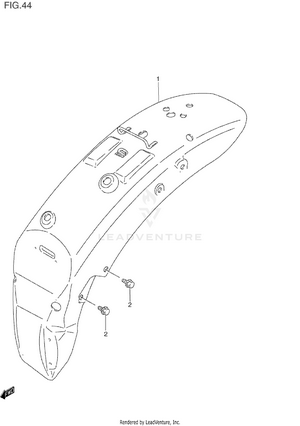 Rear Fender Schematic
