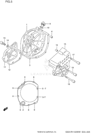 Crankcase Cover Schematic