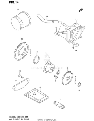 Oil Pump / Fuel Pump Schematic