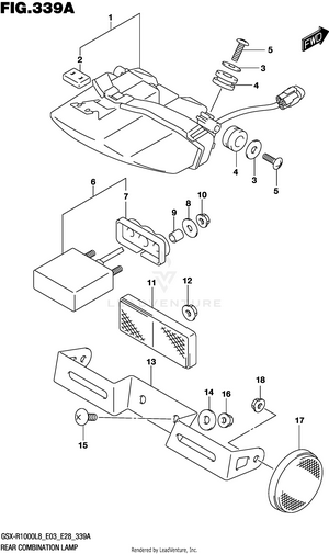 Rear Combination Lamp Schematic
