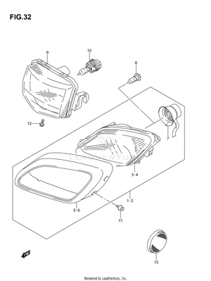 Headlamp (model K4) Schematic