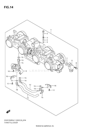 Throttle Body (e33) Schematic