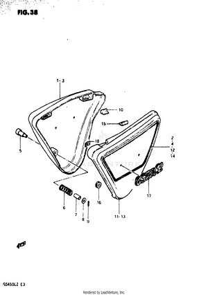 Frame Cover (model X) Schematic
