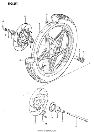 Front Wheel Schematic