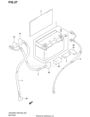Battery (dr-z400ey/ek1/ek2/ek3/ek4) Schematic