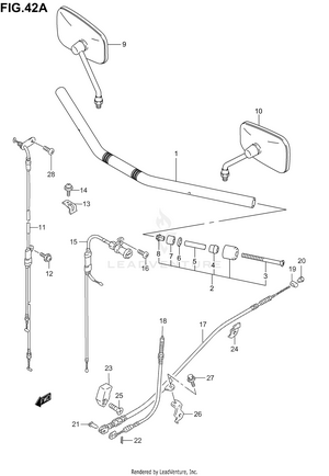 Handlebar (model K5) Schematic
