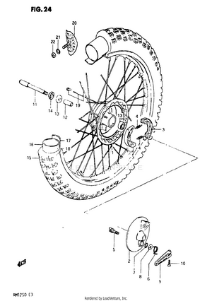 Front Wheel Schematic