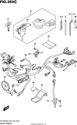 Wiring Harness (dr-z400sl6 E33) Schematic