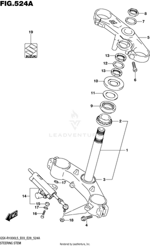 Steering Stem Schematic