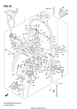 Carburetor (for E3,e28) Schematic