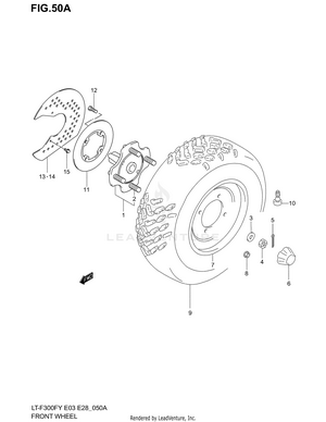 Front Wheel (model K2) Schematic