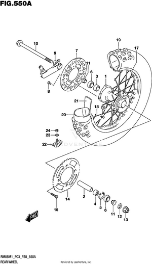 Rear Wheel Schematic