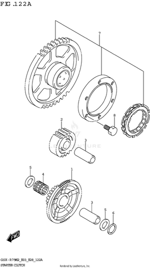 Starter Clutch Schematic