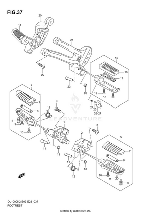 Footrest Schematic