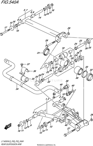 Rear Suspension Arm Schematic