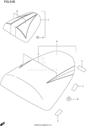 Seat Tail Box (model X) Schematic