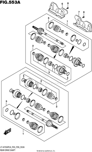 Rear Drive Shaft Schematic