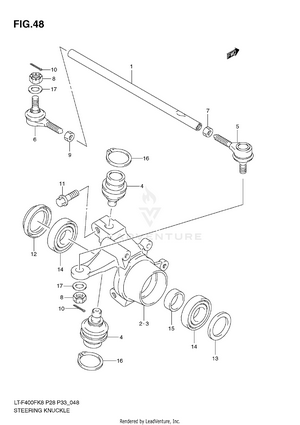 Steering Knuckle Schematic