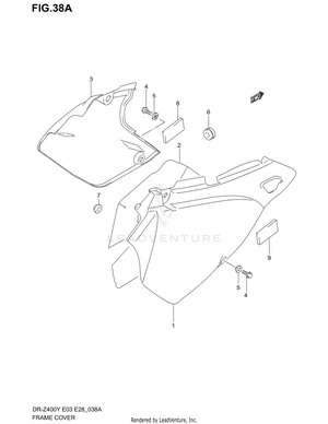 Frame Cover (model K3/k4) Schematic