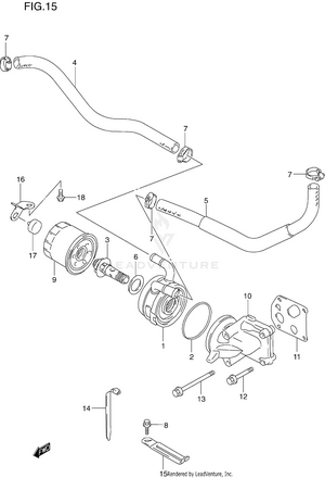 Oil Cooler Schematic
